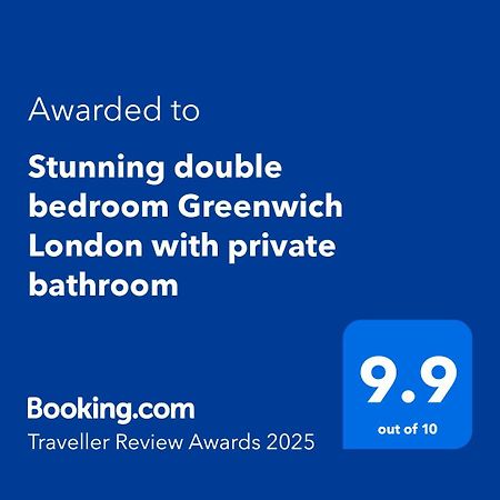 Stunning Double Bedroom Greenwich London With Private Bathroom Buitenkant foto